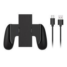 For 2 Charging Grip Portable Gamepad Charger Dock with ABS Handle Bracket Holder B