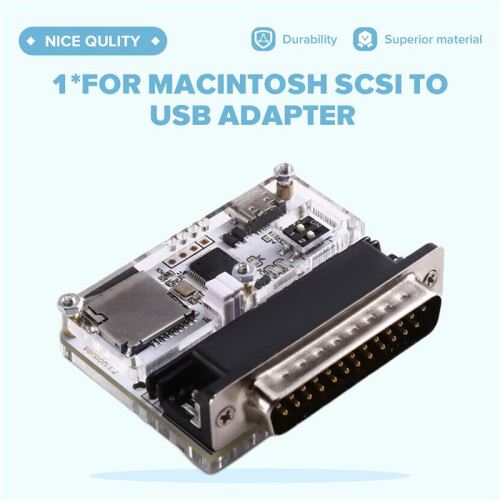 For Macintosh SCSI to USB Adapter SCSI Electronic Hard Drive for  , SE USB File Transfer 1