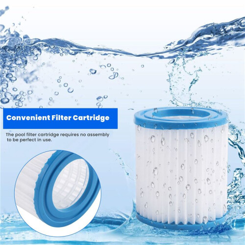 12Pcs Pool Filter Cartridges 89x79x45Mm Replacement Swimming Pool Filter for Pool Filter Pump Cleaner 2