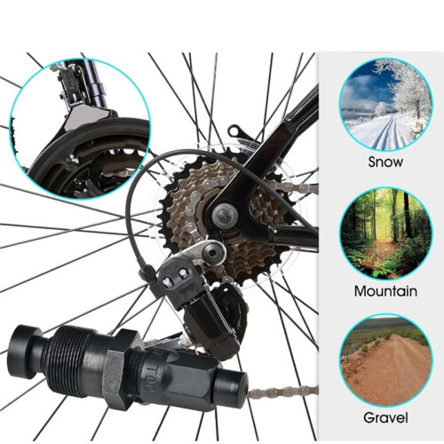 CWP-7 Compact Crank Puller, Bicycle Disc Brake Pad Straightener, Chain Tool, Pedal Wrench, Crank Puller 2