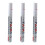 3X White Permanent Car Tyre Tire Metal Paint Pen 2