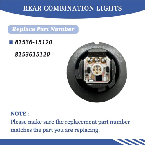 81536-15120 LR4B Rear LED Brake Tail Light Bulbs Light Source Module for  Hilux 2016 - 2023 2