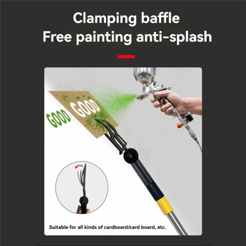 Adjustable Angle Sprayer Shield Holder,Sprayer Paint Shield Holder,Cardboard Sprayer Shield Paint Shield Racks with Pole 2