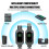 Wireless Microphone Transmitter Receiver Plugged Into Xlr Wireless Microphone System for Dynamic 48v Condenser Mic,A 6