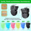 Multicolor Fabric Partition Wall Clips - Bulletin Board Thumbtack Clips for Hanging Photos, Notes, Memos & Data Cables 6