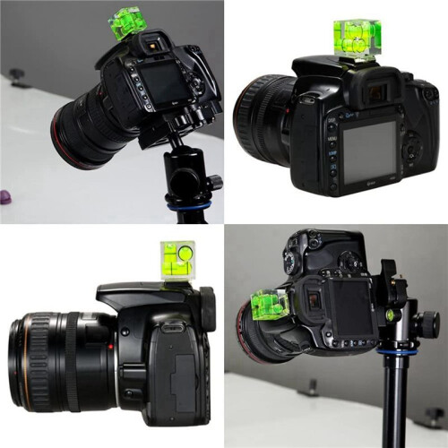 Triple 3 Axis Hot Shoe Bubble Spirit Level Compatible for    DSLR Camera (6 Pack) 2