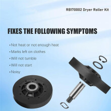 RB170002 Dryer Rebuild Kit & D516792 Dryer Idler Pulley Set, Fits for ADG6HRYS117TW01 ATGE9ASP115TW01 Models