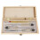 Accurate Alcoholmeter Concentration Meter Wine Measuring Tool Set Vodka Whiskey Hydrometer Meter in Wooden Box 2