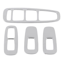 Car Window Lift Button Panel Cover Armrest Panel Stainless Steel Trim Sticker for  Sonata 2020-2023 LHD