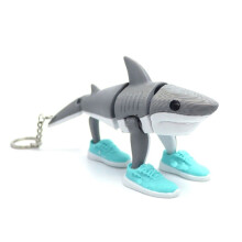 Fun Tralalero Tralala Keychain Figure Desktop Decoration Articulated Ornament 3D Printed Toy 10cm Tralalero Tralala
