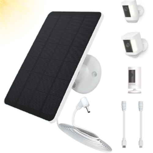 Solar Panel Type-C Outdoor High Power Solar Cells Charger Solar Panels for Security Camera/Small Light System 2