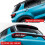 Car Rear Window Side Spoiler Wing Trim for  Raize 2020 2021 5