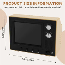 Furniture Toy Dollhouse 1:12 Playable TV USB Charging Real Cooking Kitchen Toy Miniature Appliances