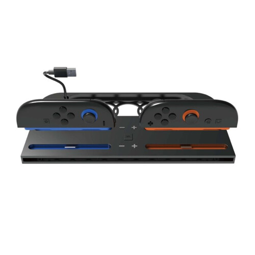 Charging Dock Station for  2 for  Controller Charger Cooling Stand with 9 Game Card Slots Game Console Stand 1