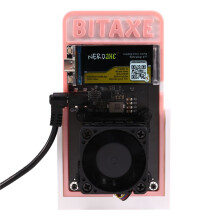 Nerdaxe 1200GH/S for Bitaxe Gamma 601 BTC Solo Miner Color Screen 18-22W BM1370 Asic Chip From S21 Pro EU PLUG
