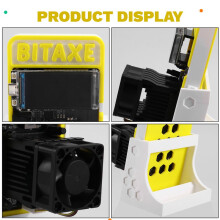 For Bitaxe 601 Gamma Nerdaxe 1200GH/S 18-22W BTC Solo Miner Open Source BM1370 Asic Chip From S21 Pro Miner BR PLUG