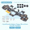 Shoulder Button Trigger Micro-Mods for PS5 Controller BDM-030/040/050 Microstructure  Tactile Clicky HairTrigger B 4