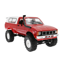 WPL C24-1 RC Car 1:16 2.4G 4WD Remote Control Pick- Truck Controllable LED Light Electric Toy Off-Road Car