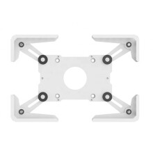 Wall Mount Tablet Enclosure Adjustable Tablet Holder Tablet Bracket Wall Hanging or Desktop Stand Holder UTC-10 White
