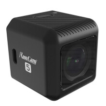 RunCam 5 4K Action Camera FPV Racing & Sports APP Control for Drone & RC Car Black