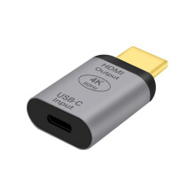 Adattatore convertitore da USB 3.1 Type-C femmina a HDMI maschio, compatibile con MacBook e Chromebook Pixel, con risoluzione 4K a 60Hz