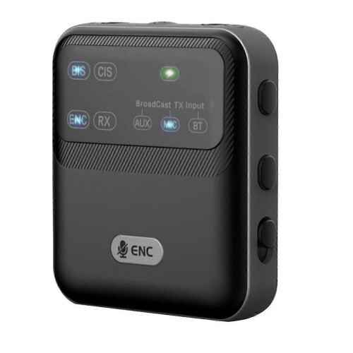 Πομποδέκτης ήχου Bluetooth 5.4, ασύρματος προσαρμογέας ήχου LE, 1TX σε 100+ συσκευές RX, υπ