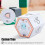Hexagon Flip Timer with Mute and Alarm Function, Easy-to-Use Kitchen Timer for Time Management and Pomodoro 3
