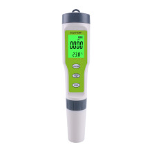 Medidor de pH y cloro para piscinas europeas, monitor preciso del nivel químico para uso doméstico.