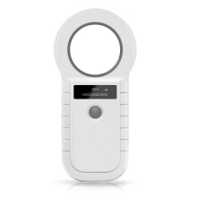Lettore di microchip per animali RFID a 134,2 kHz, scanner di identificazione per animali domestici a 15 cifre per la registrazione di