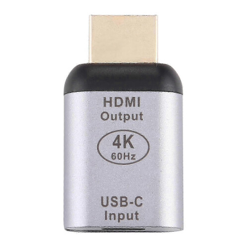 Μετατροπέας προσαρμογέα USB 3.1 Type-C θηλυκό σε HDMI αρσενικό, 4K 60Hz, συμβατός με MacBoo 1