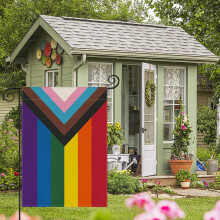 (Style 5) Rainbow Pride Flag - LGBTQ Love Symbol for Yard