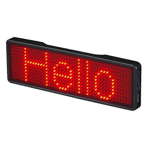 Επαναφορτιζόμενη φωτεινή πινακίδα με Bluetooth LED, τύπου 2, για εκδηλώσεις, πάρτι 1
