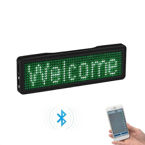 Επαναφορτιζόμενη φωτεινή πινακίδα με Bluetooth LED, τύπου 2, για εκδηλώσεις, πάρτι 2