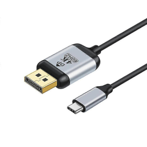 Καλώδιο USB-C σε DisplayPort, συμβατό με Thunderbolt 3, 4K 60Hz, καλώδιο προσαρμογέα βίντεο υψ 1