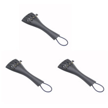 3pcs 3/4 4/4 Violin Fiddle Tailpiece Hill Style with 3pcs Tailgut Tailcord 4 Fine Tuners Aluminum Alloy Durable Strong