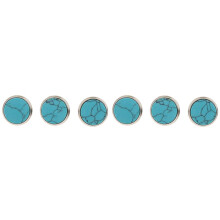 6 Pcs Trumpet Finger Buttons Valve Finger Trumpet Cap Screw Cover for Musical Bass Instrument Trumpet,Light