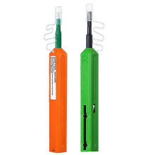2 Pack Optical Fiber End Face Cleaning Pen, 1.25/2.5 mm SC FC LC Connector Cleaner for Telecom Maintenance