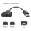 Καλώδιο προσαρμογέα διαχωριστή HDMI, 1 είσοδος σε 2 εξόδους, αρσενικό σε διπλό θ 3