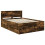 VidaXL vidaXL Bed Frame Smoked Oak 150 x 200 cm Engineered Wood 4