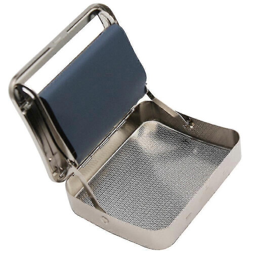 70mm Automatic Rolling Machine with Metal Tin Box, Durable Cigarette Tobacco Roller for Easy Rolling 1
