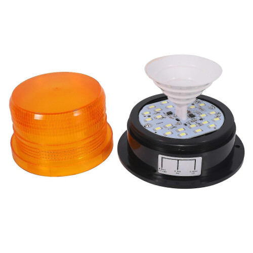 x Amber LED Beacon Φακός Στροβοσκόπιο Προειδοποιητικό Φως Έκτακτης Ανάγκης για Φορτ 2