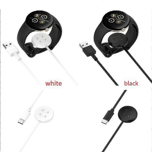 Compatible Pixel Watch 2 Charging Cable, Black USB Charger Dock for Fast and Stable Charging 2