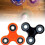 (Green)Fidget Spinner Toys Plastic Alloy Material Solid Color Decompression Rotate 8