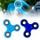 (Green)Fidget Spinner Toys Plastic Alloy Material Solid Color Decompression Rotate 6