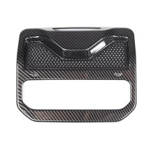 For R1T R1S 2022-2024 Car Roof Reading Light Panel Cover Trim Interior Accessories ABS Carbon Fiber