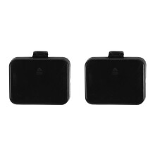 2 Pieza Parachoques Delantero Negro Tapa de La Cubierta de Gancho de Ojo de Remolque para - W164 ML320 X164 GL320 2005-2014 1648850023