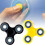 (Green)Fidget Spinner Toys Plastic Alloy Material Solid Color Rotate Decompression 7