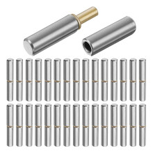 20 Pcs Weldable Hinges 2-1/2in Long 3/8in Diameter Carbon Steel Hinges Weld Detachable Gate Door Hinge