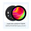 4inch Round Touch Display 800x800 Resolution IPS Screen 10-Point Multi-Touch Supports DeepSeek AI Voice Interaction 3