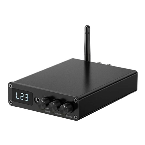 5.3 TPA3116D2 Class D Power Amplifier 2.0 Audio Amplifier 2x100W 2 Microphone USB Input with Remote US PLUG 1